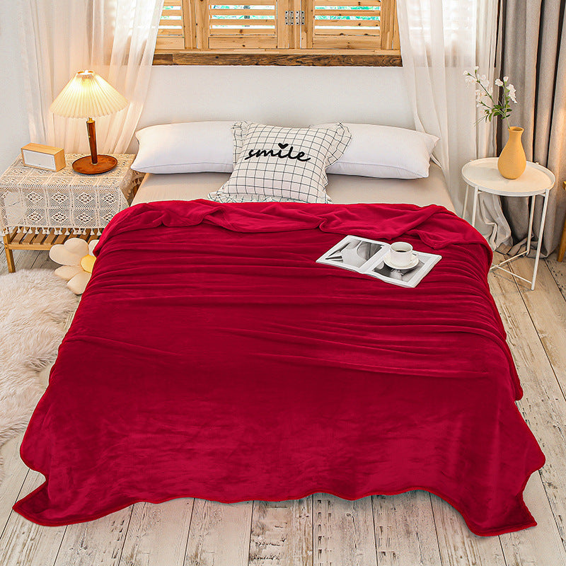 Coral Fleece Blanket Bed Sheet