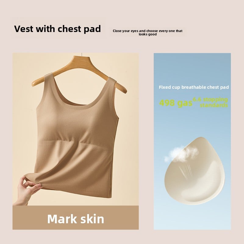 Lingerie with chest pads and a beautiful back