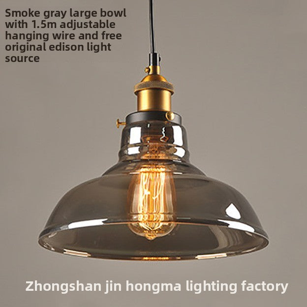 Creative retro glass chandelier