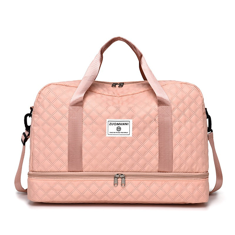 Checkered Sports Travel Bag