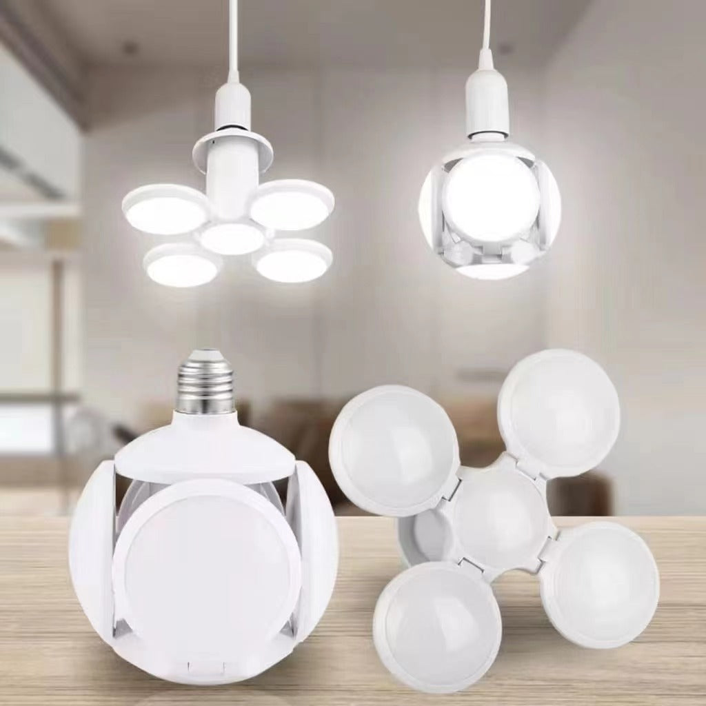 led football lamp, high-brightness five-leaf lamp