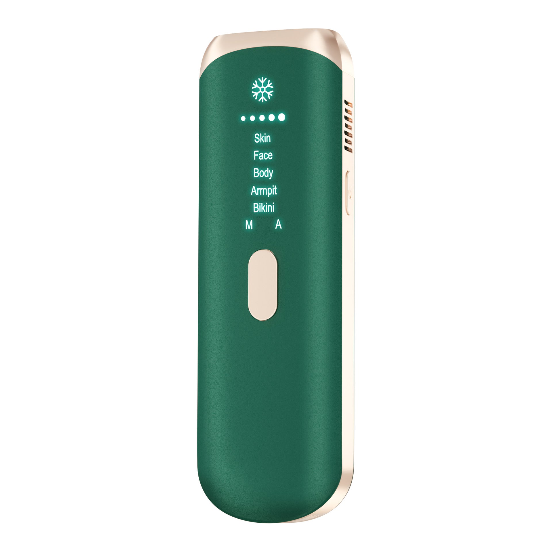 Home laser freezing point hair removal device