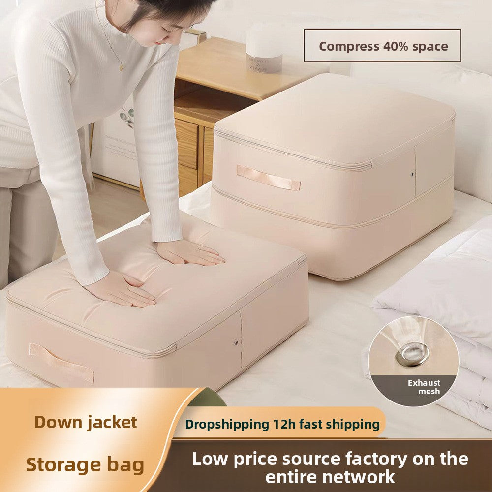 Clothing and quilt storage bag