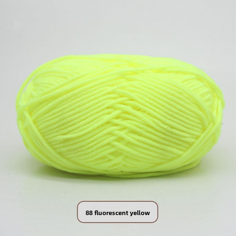 Five-Strand Milk Cotton Yarn for Knitting and DIY Crafts