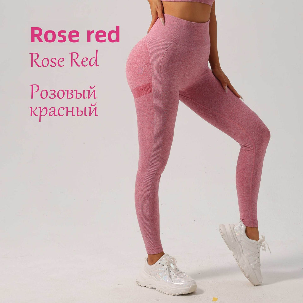 Long, high-elasticity running yoga pants set