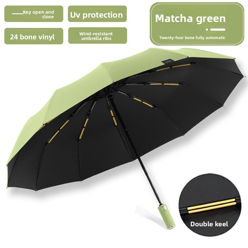 72-Bone Automatic Folding Umbrella