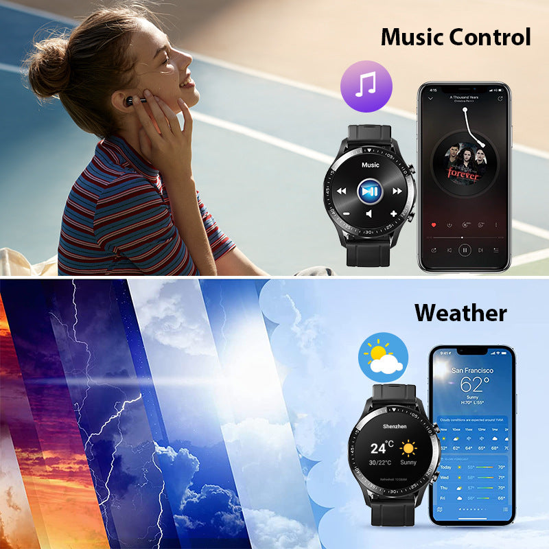 Waterproof Smart Watch with Health Monitoring