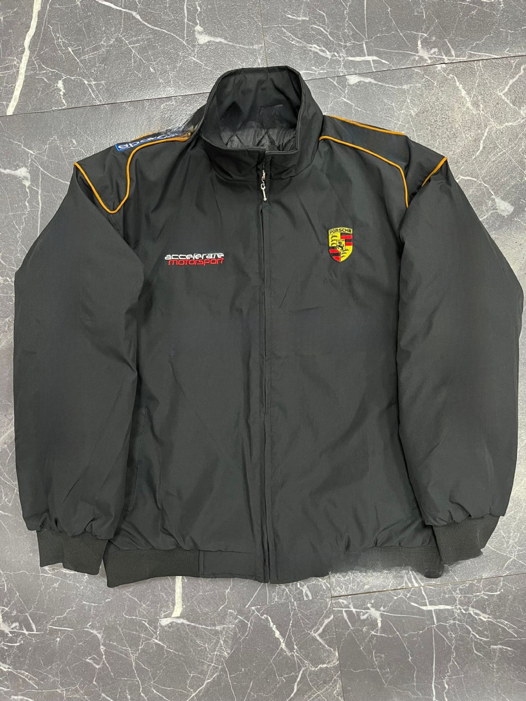 Embroidered racing jacket