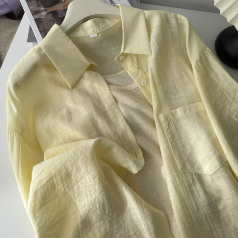 Ice silk sun-protective shirt