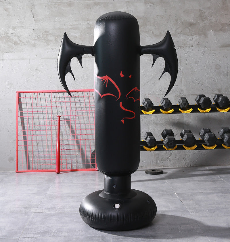 Inflatable fitness boxing column untoppleable figure