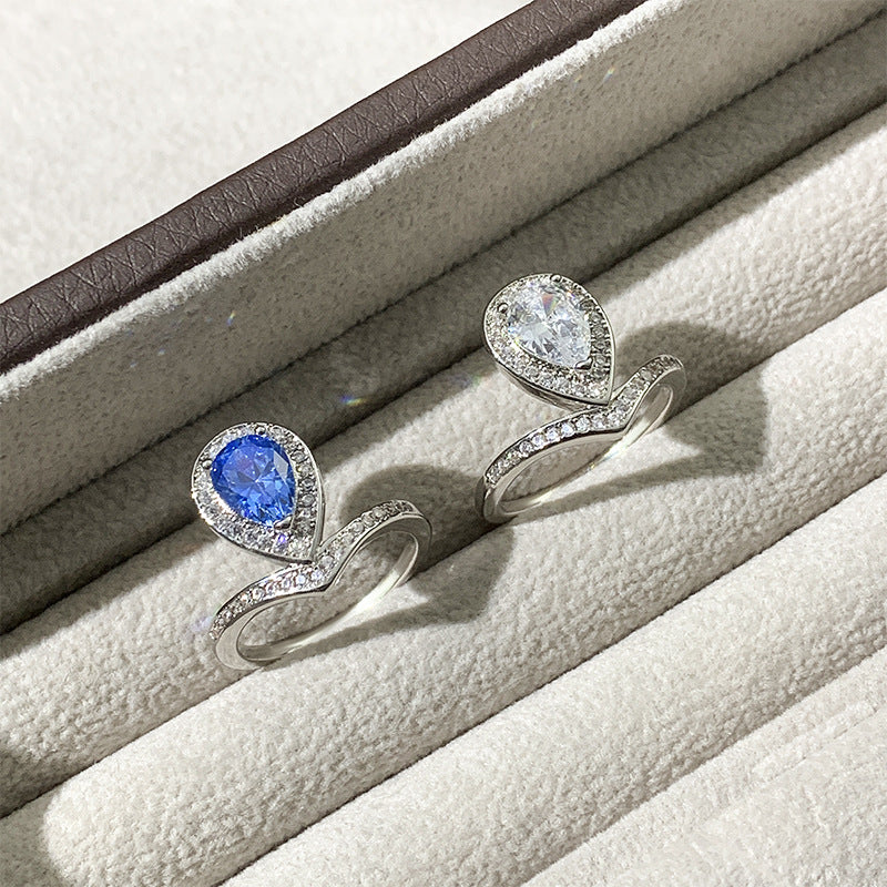 artificial diamond ring