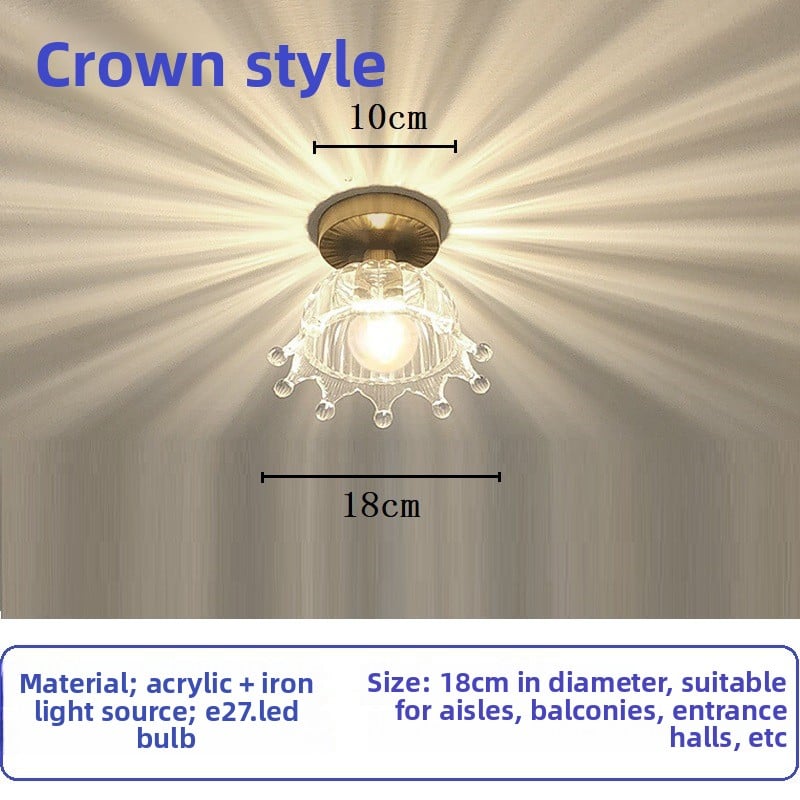 Lotus leaf led aisle light