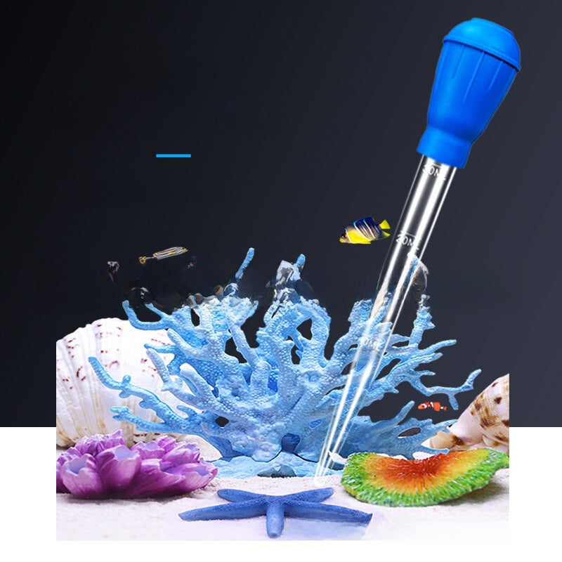 Mini Aquarium Fish Tank Cleaning Suction Tube