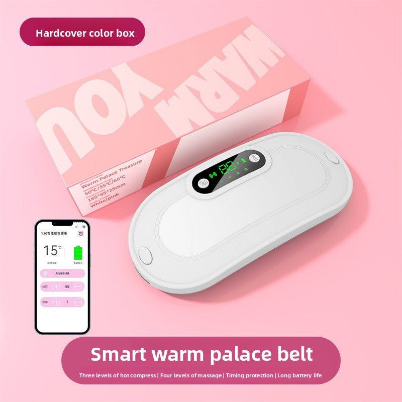 Massage warm uterus with vibration hot compress Abdominal massage device