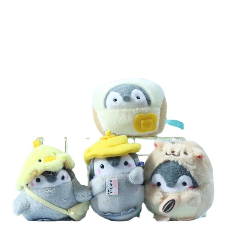 cute japanese penguin plush toyes $ keychains