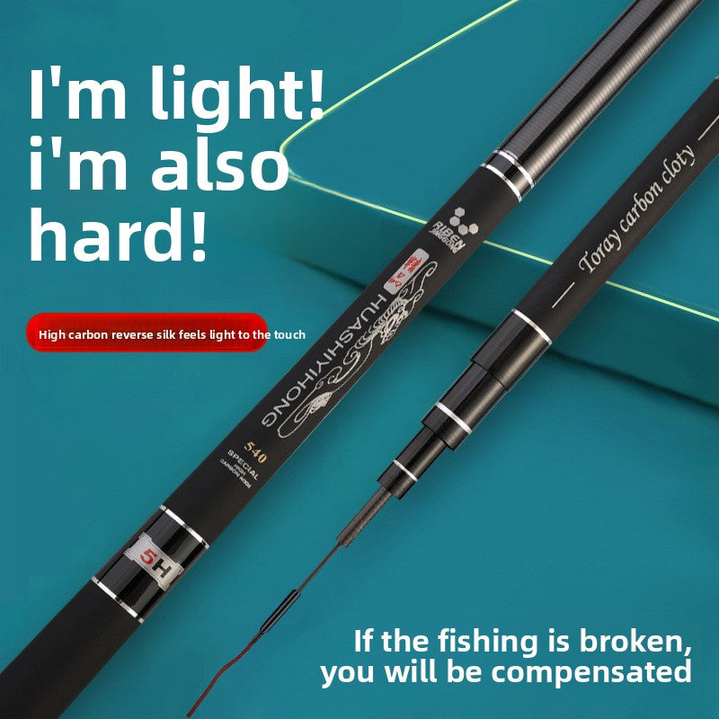 Carbon Fiber Telescopic Fishing Rod
