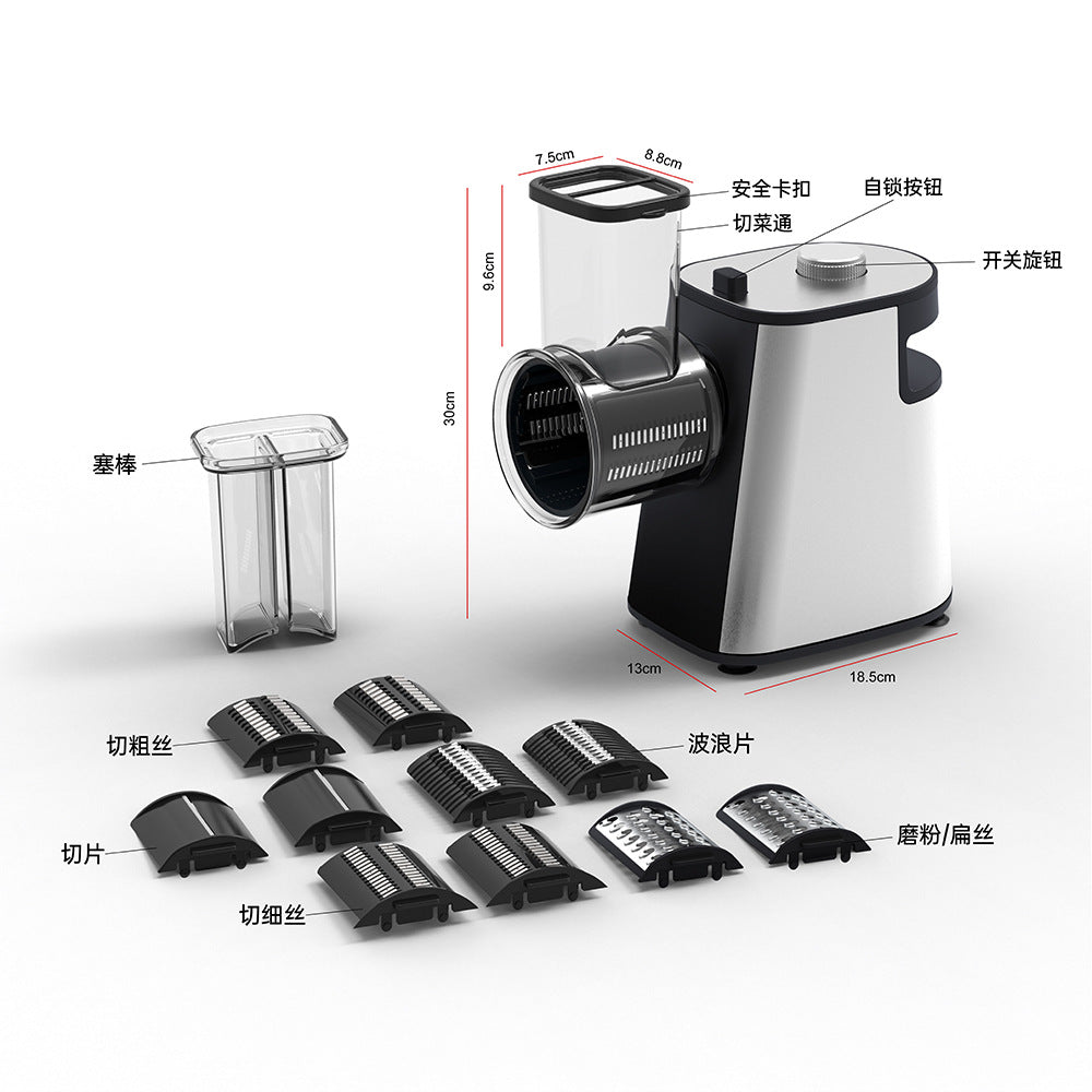 A multi-functional electric vegetable cutter