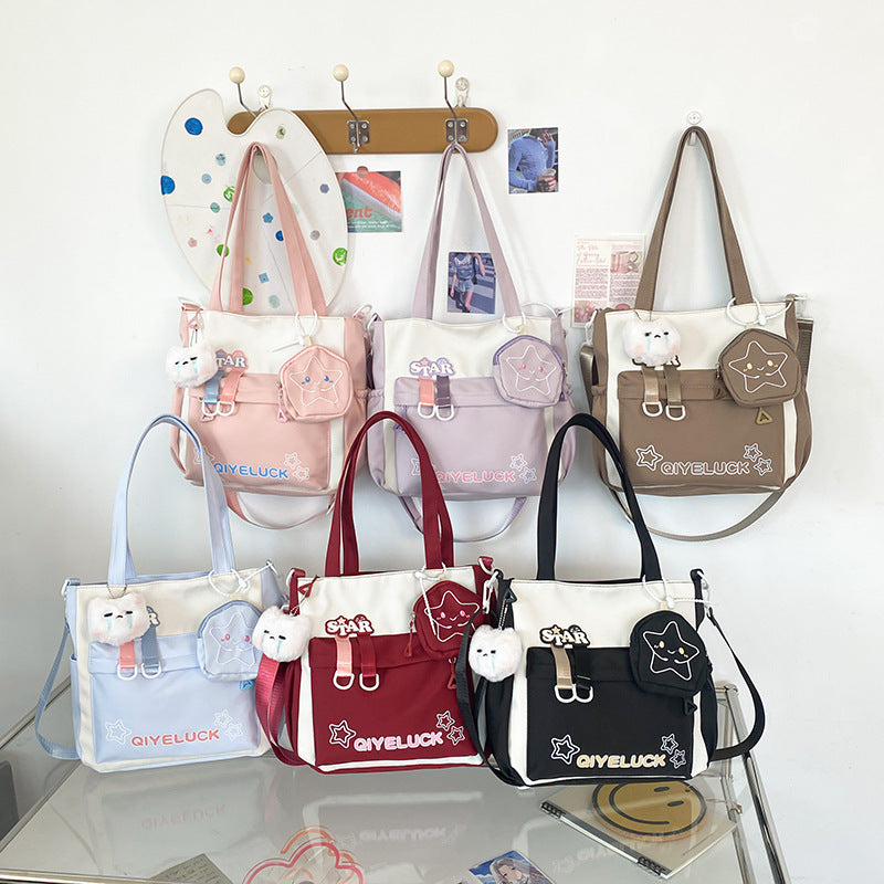 Crossbody bag, girl's handbag, large-capacity single-shoulder bag
