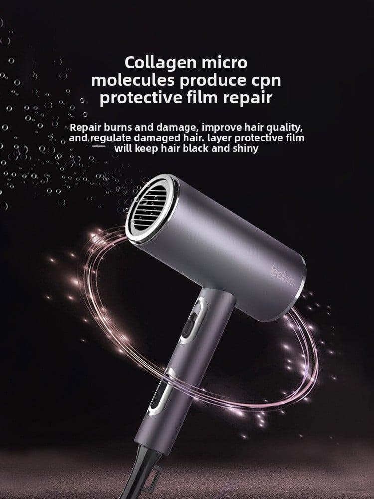Blue Light Ionic Hair Dryer ? High Power Home Blow Dryer with Gift Box Packaging
