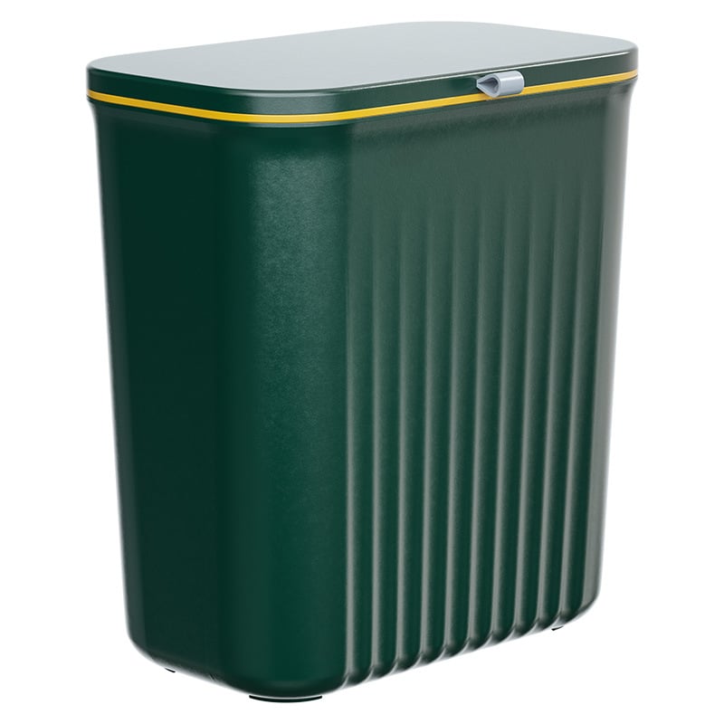 Wall-mounted kitchen trash can