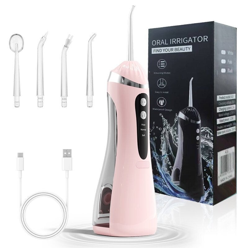 Electric Dental Irrigator for Oral Cleaning