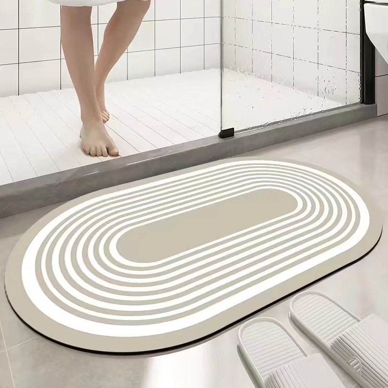 Ins Minimalist Diatom Mud Non-Slip Bathroom Floor Mat