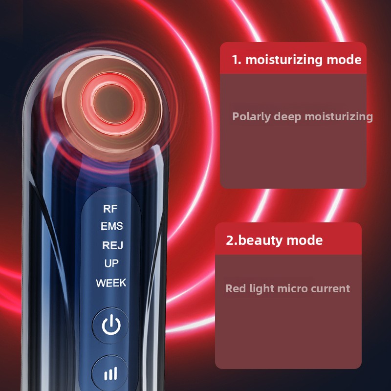 Facial lifting and firming beauty device