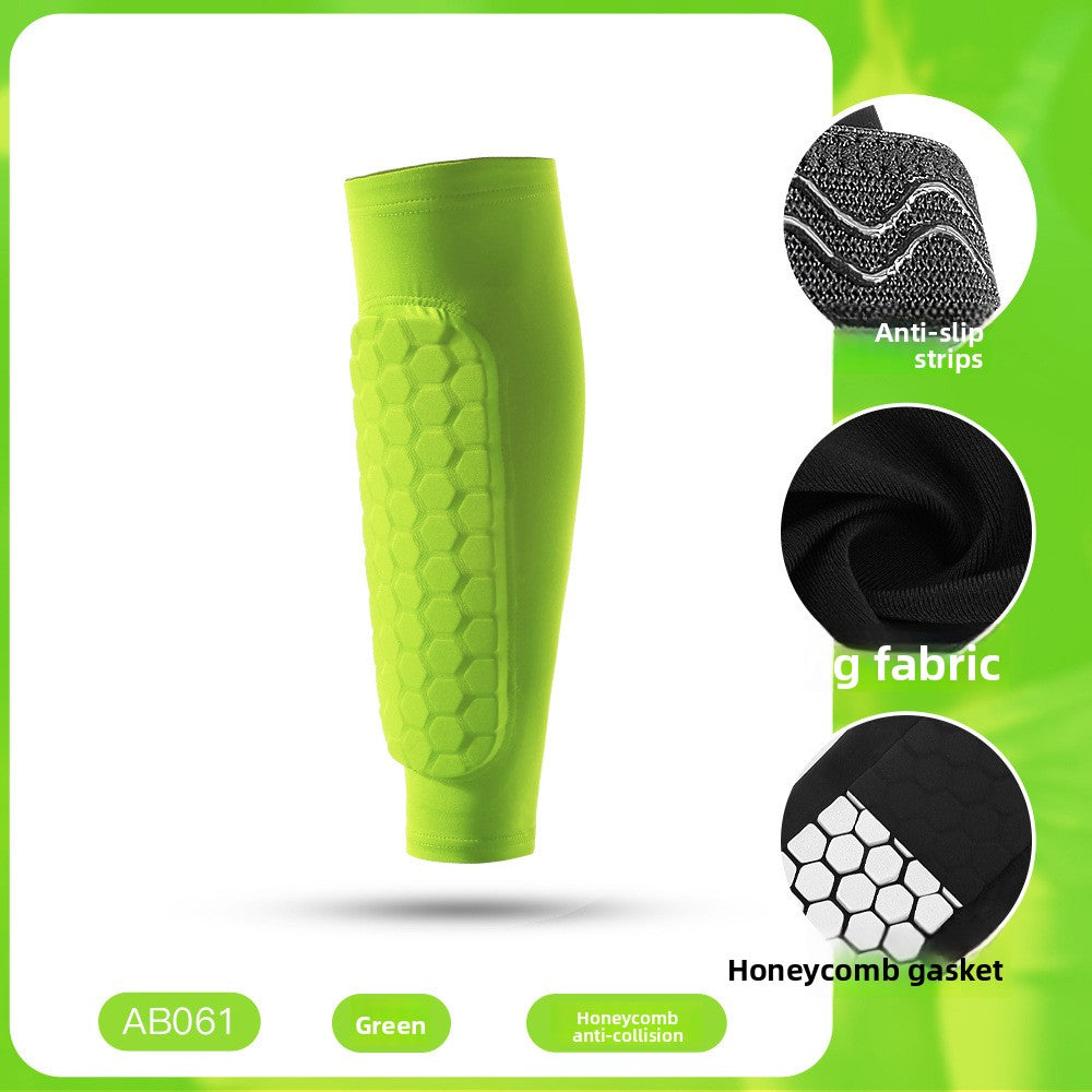 Breathable Honeycomb Sports Leg Guards for Running and Basketball