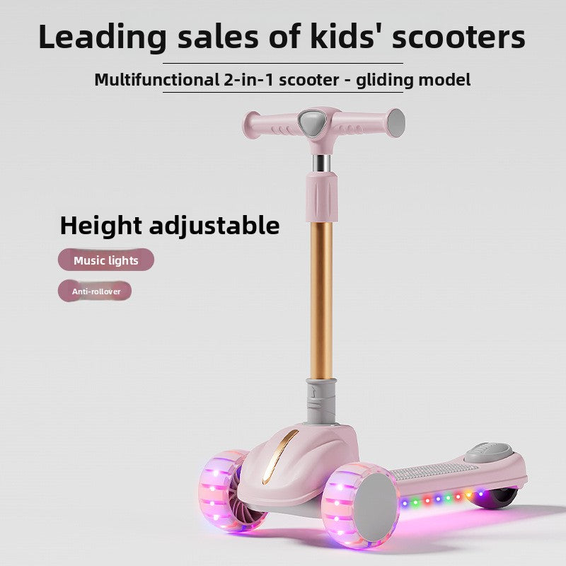 Children's three-in-one scooter
