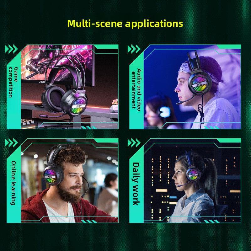 Computer headphones, over-ear headsets