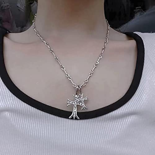 Double Cross Diamond Pendant Gold Plated Necklace