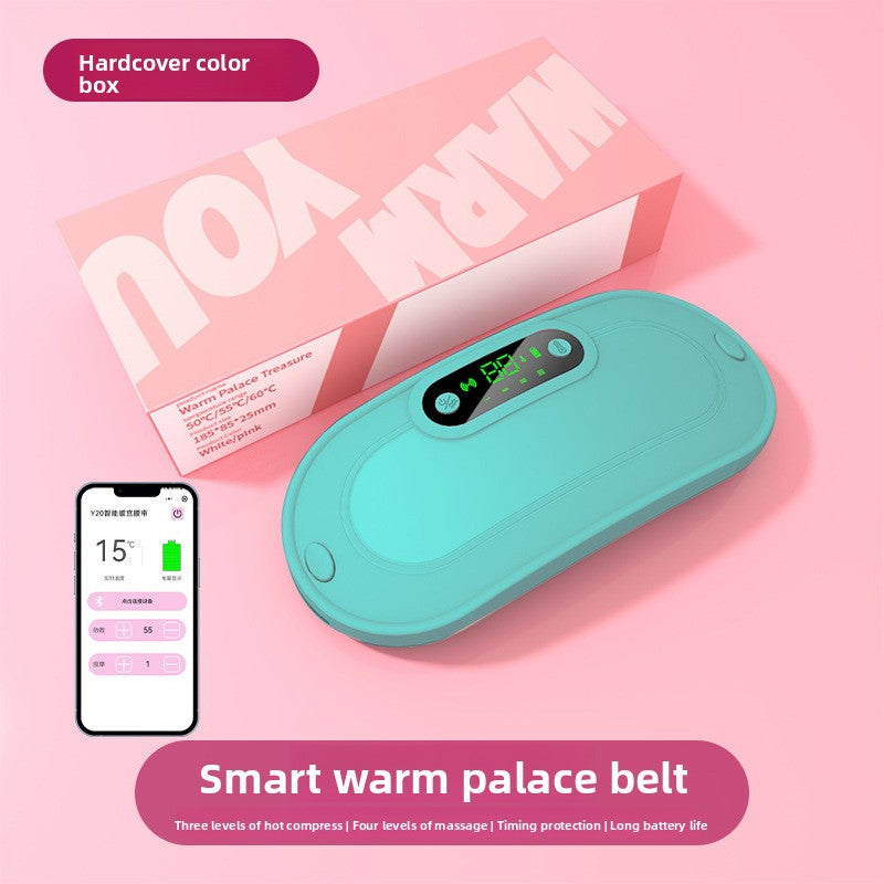 Massage warm uterus with vibration hot compress Abdominal massage device