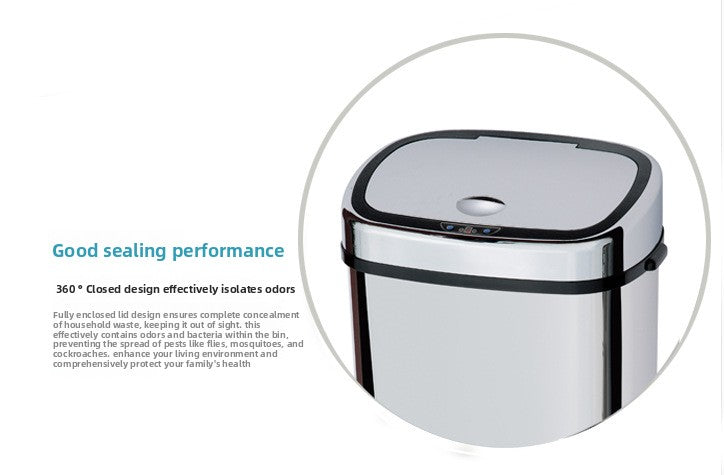 Large Capacity Infrared Sensor Trash Can