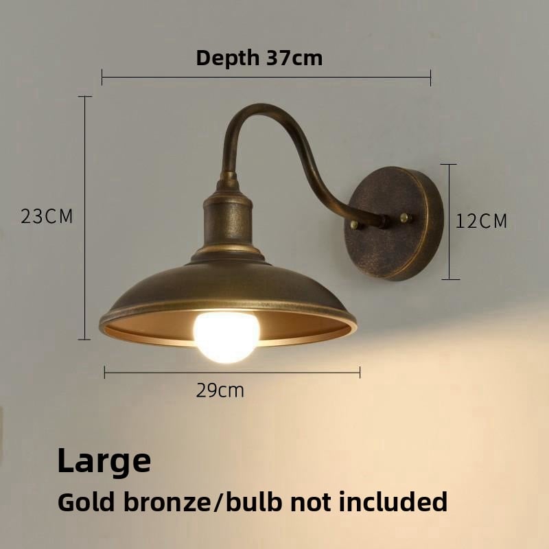 Retro loft industrial-style wall lamp