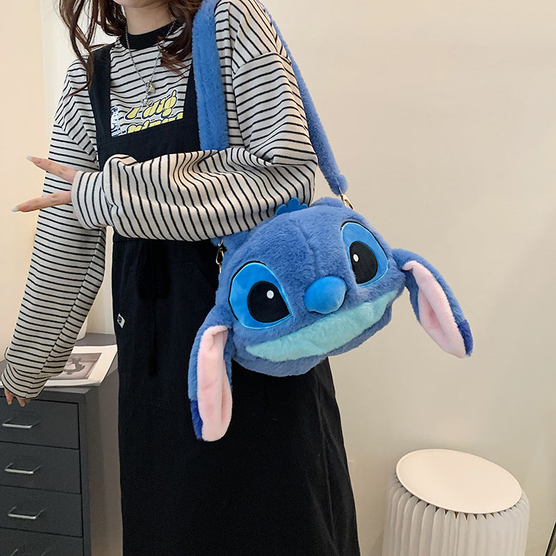 Cartoon Cute Bag Girl Plush Handheld Shoulder Bag