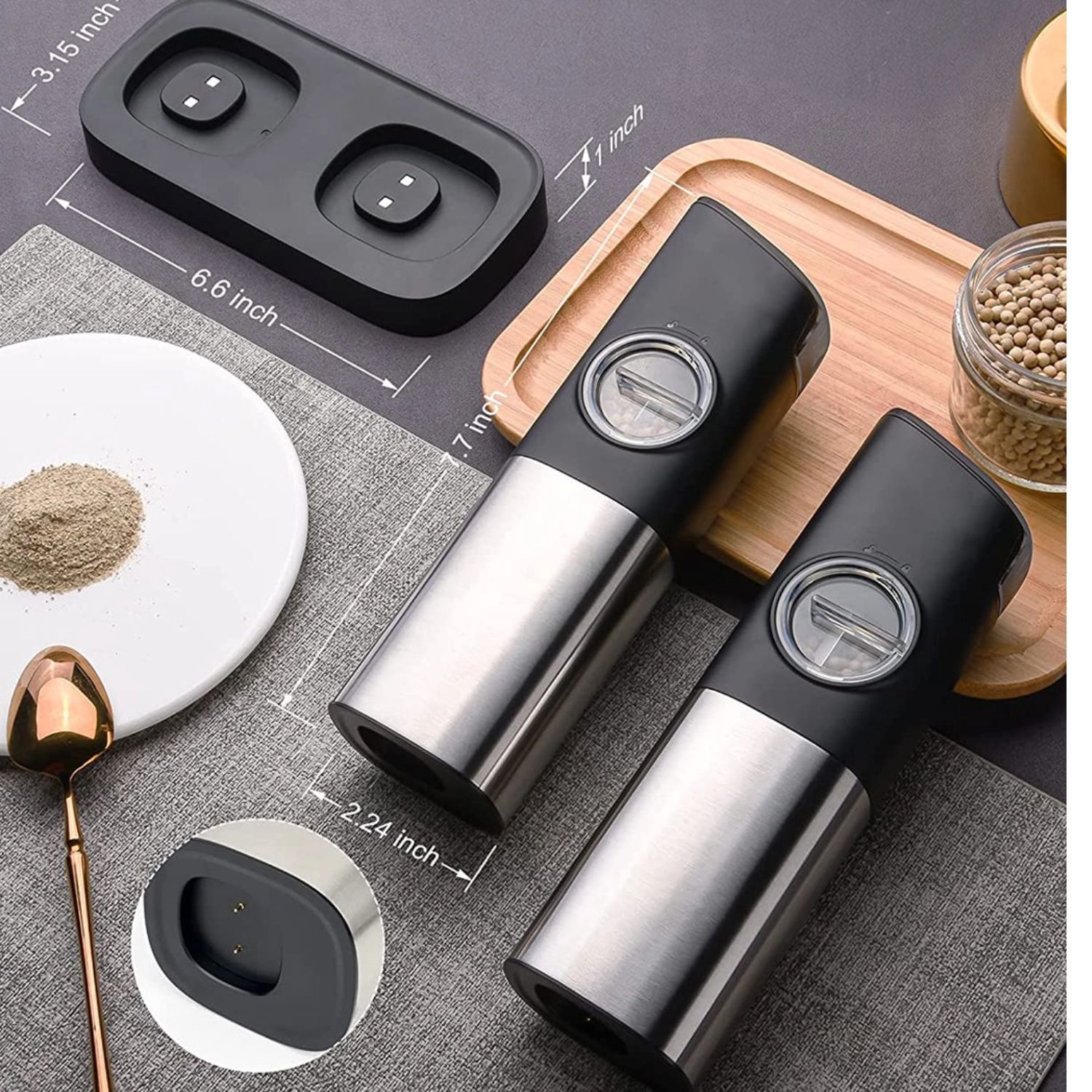 Electric pepper grinder