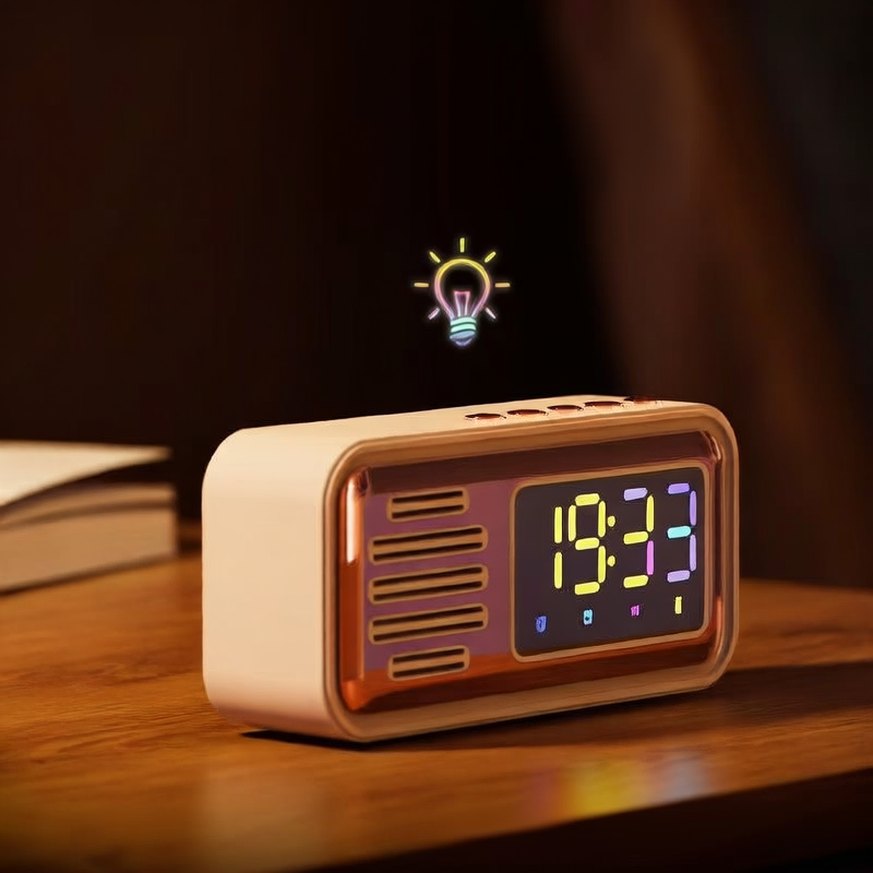 Bluetooth speaker, clock