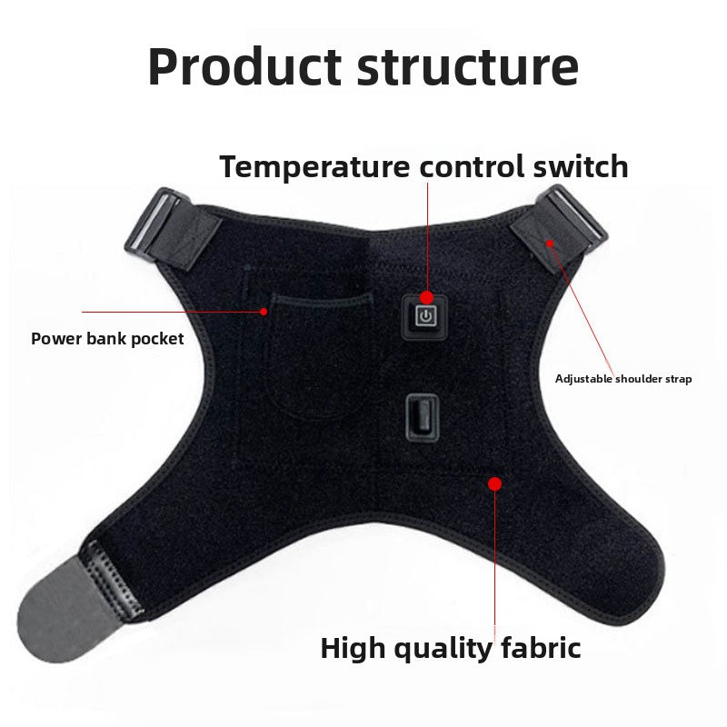 Adjustable USB Electric Heating Shoulder Pad