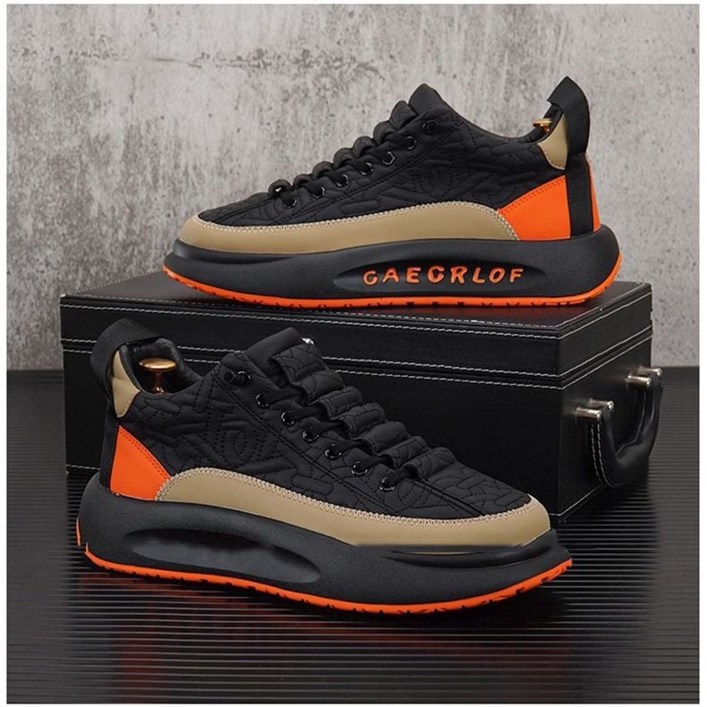 Leather men's casual durable slip-on shoes