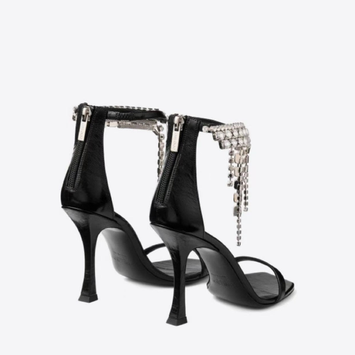 French Rhinestone High Heels
