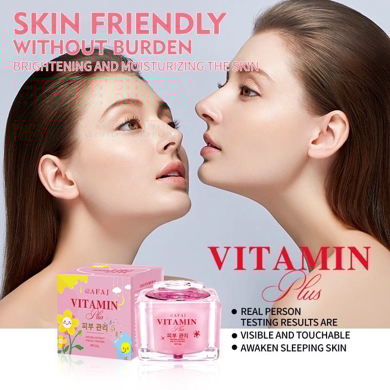 Vitamin beauty cream conceals blemishes