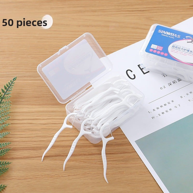 Portable ultra-fine dental floss