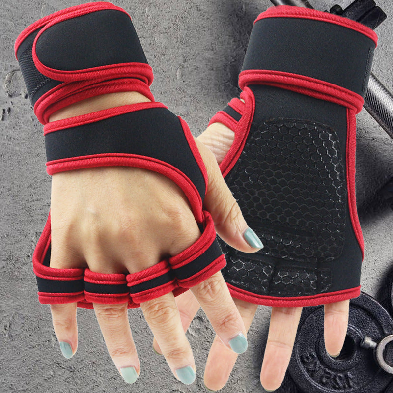 Gym Weightlifting Gloves Half-Finger
