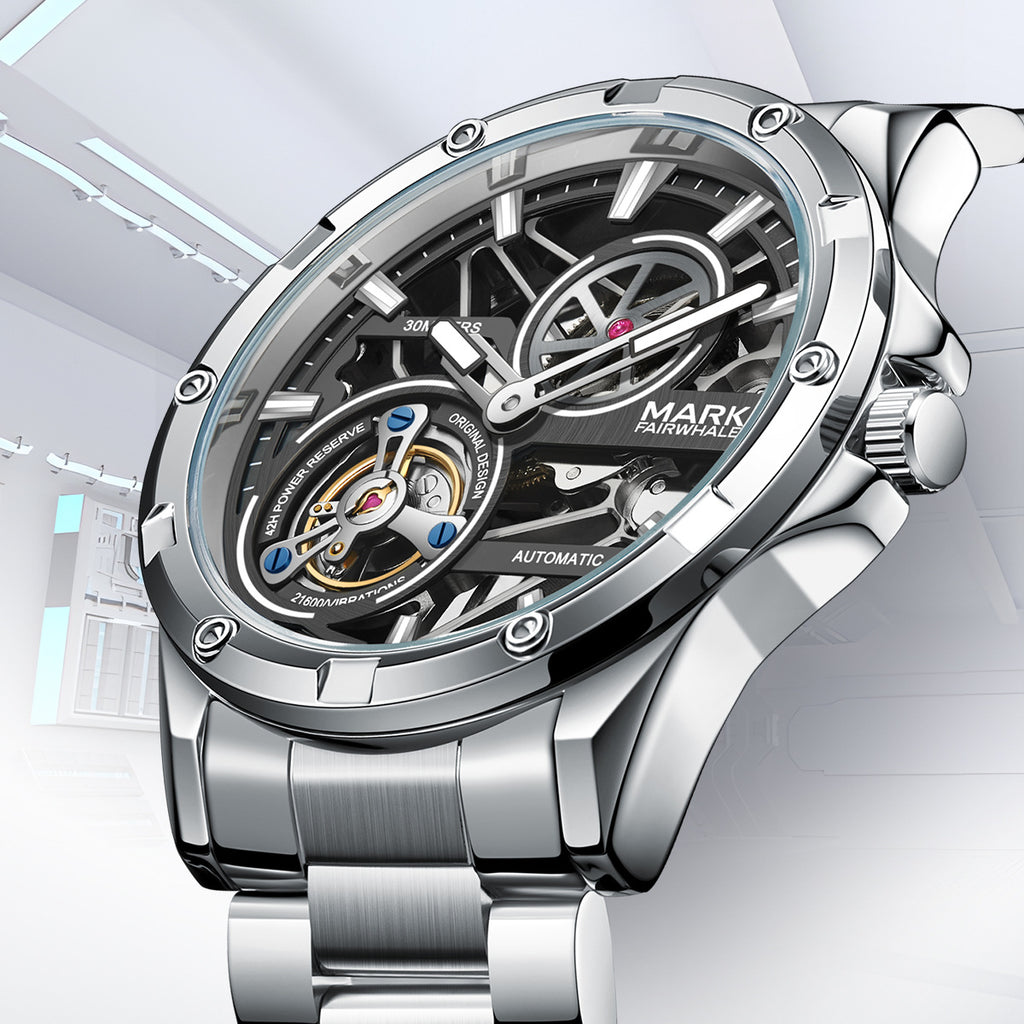 Mark Fairwhale Skeleton Mechanical Watch