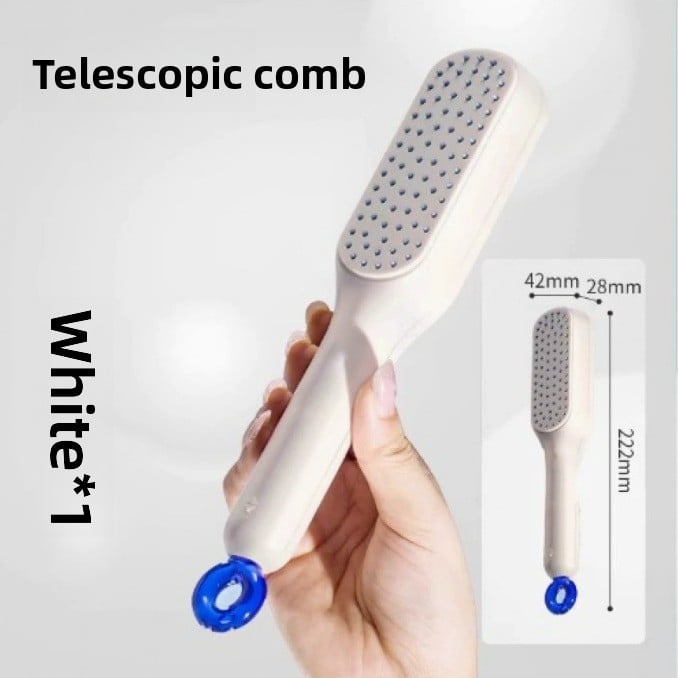 Light Luxury Retractable Scalp Cleaning Comb