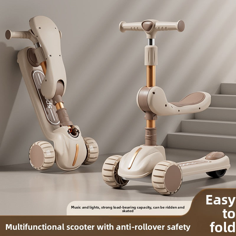 Children's three-in-one scooter