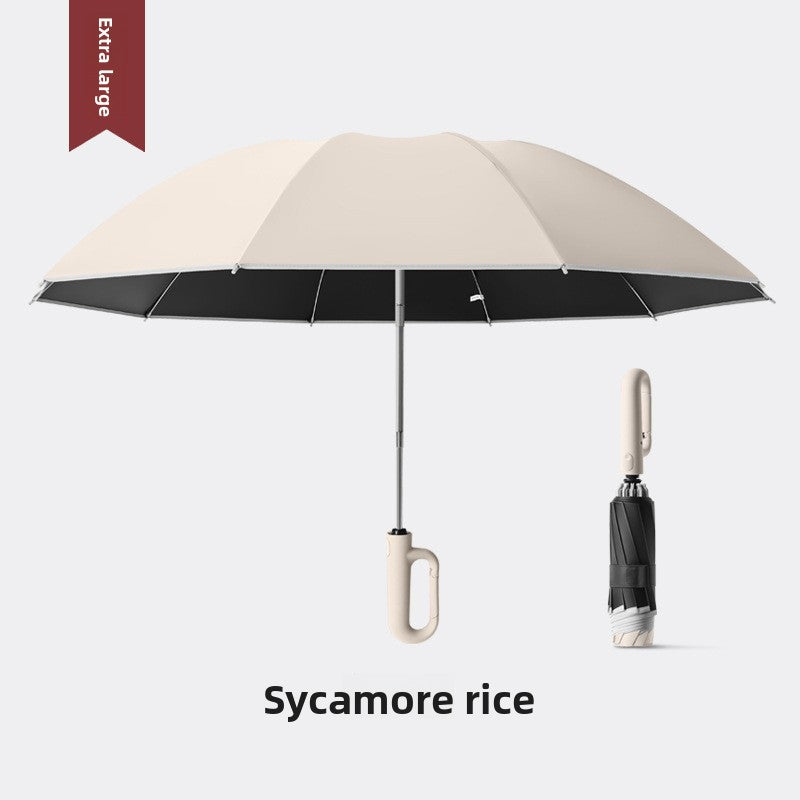 Fully automatic reverse buckle umbrella