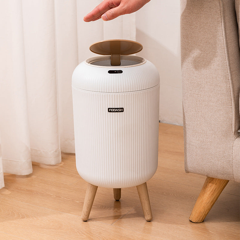 Shuangyi Smart Sensor Trash Can with Delayed Lid