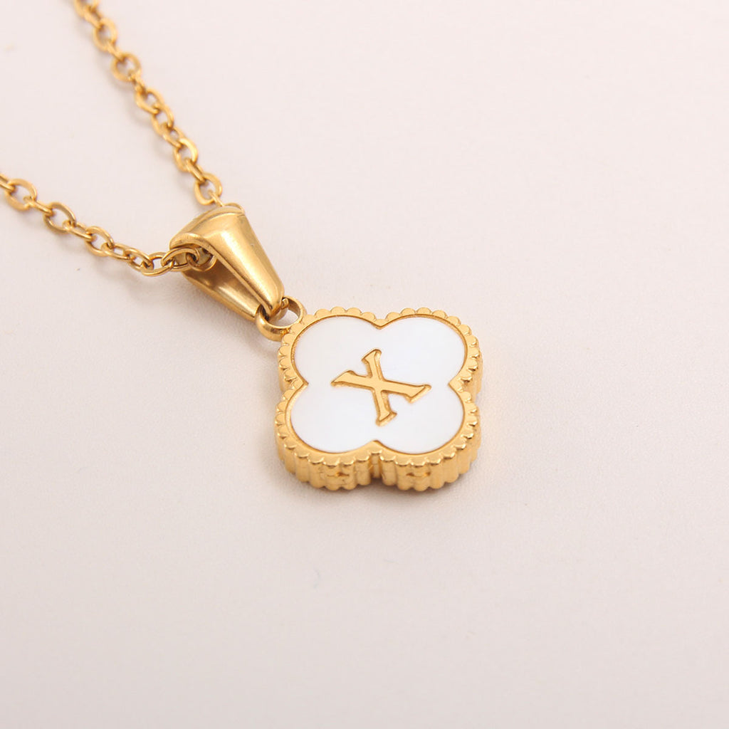 Gold-Plated Letter Necklace