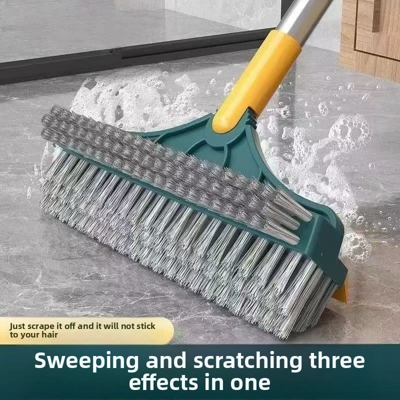 Bathroom floor brush, four-in-one floor joint brush, pointed floor brush